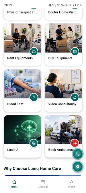 Luniq Home Care Screenshot 2