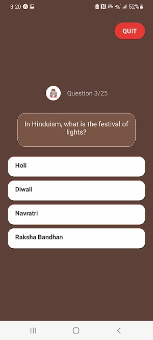 Theology Quiz Screenshot 2