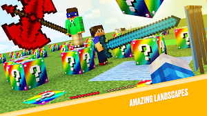 Realistic Lucky Block MCPE Mod Screenshot 3