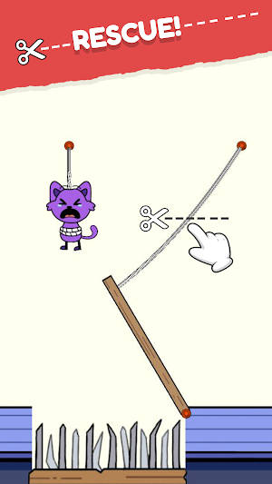 Help Monster - Cut Rope Rescue Screenshot 0
