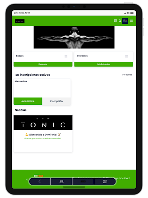 Gymtonic Sport Center Screenshot 3