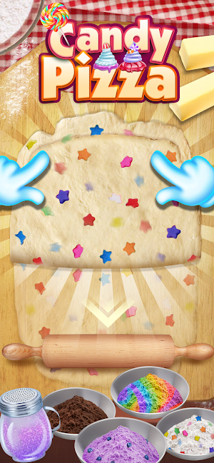 Candy Pizza Maker - Fun Dessert Food Cooking Game Screenshot 2