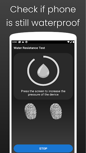 Water Resistance Test Screenshot 1