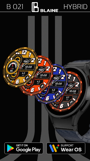Blaine 021 Hybrid Watch Face Screenshot 2