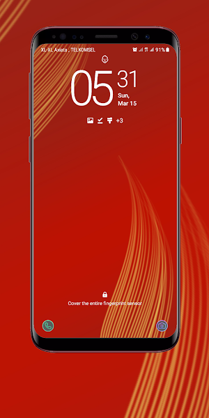 Red And Gold Wallpaper Screenshot 1