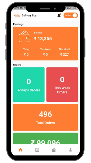 JustClick - Delivery Partner Screenshot 2