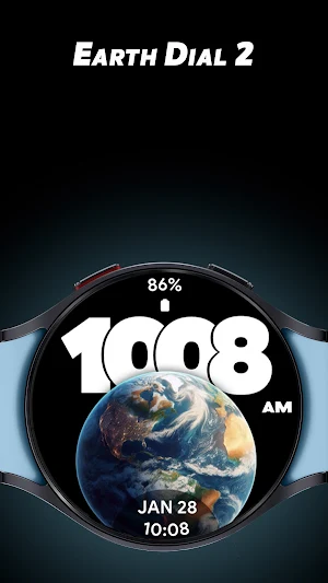 Earth Dial 2 - Watch face Screenshot 0