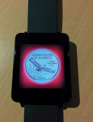 Coin Flipper For Wear OS (Android Wear) Screenshot 1
