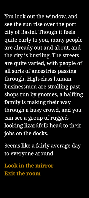 Like Clockwork: Text Adventure Screenshot 1