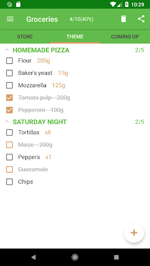 EasyList - My groceries list Screenshot 1