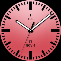Solid Sweet Pink Watch Face
