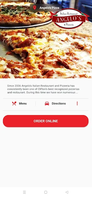 Angelo's Pizza Screenshot 1