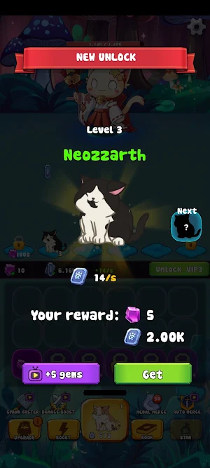 Merge Cats Battle Adventure Screenshot 3