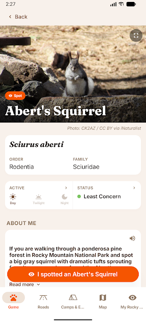 Rocky Mountain Safari & Map Screenshot 2