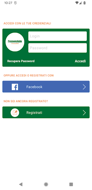 L’Essenziale a casa tua Screenshot 2