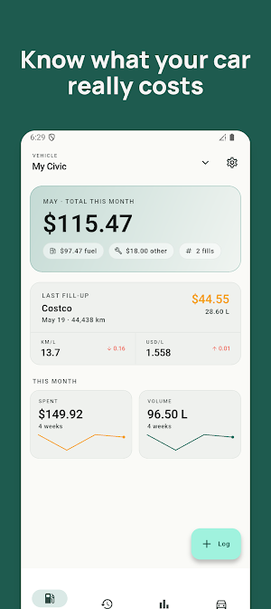Fuel Log: Fuel Tracker Screenshot 0