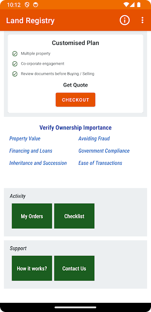 Land Registry Screenshot 1