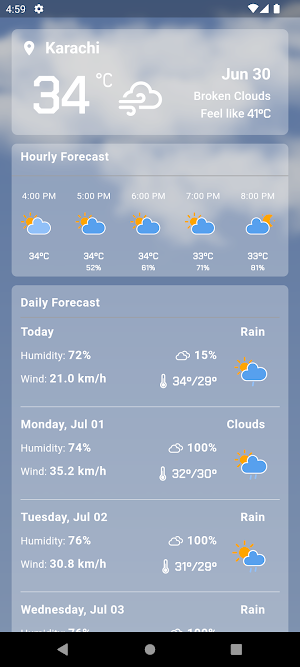 Weather Lite Screenshot 1