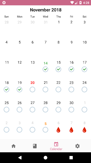 MyRing - Contraceptive ring Screenshot 2