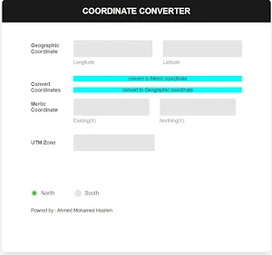 Coordinate converter Screenshot 3