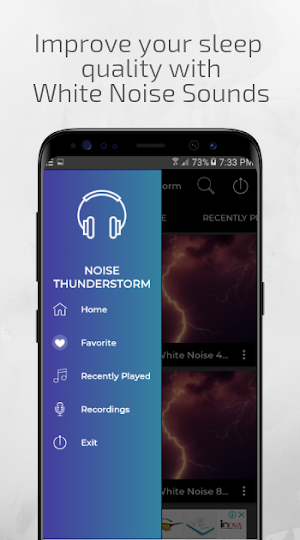 White Noise Thunderstorm Screenshot 0