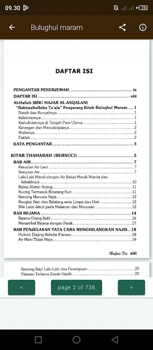 Bulughul maram & terjemah Screenshot 2