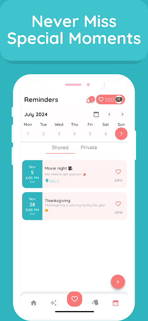 4Lovebirds: Relationship app Screenshot 3