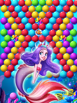 Mermaid Rescue Fish Pop Shooter 🐬 Screenshot 1