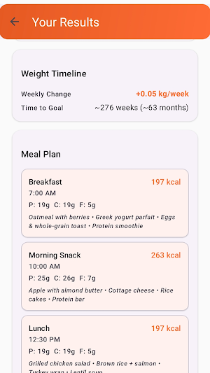 TDEE Calculator Screenshot 1