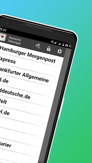 Deutsche Zeitungen Screenshot 1
