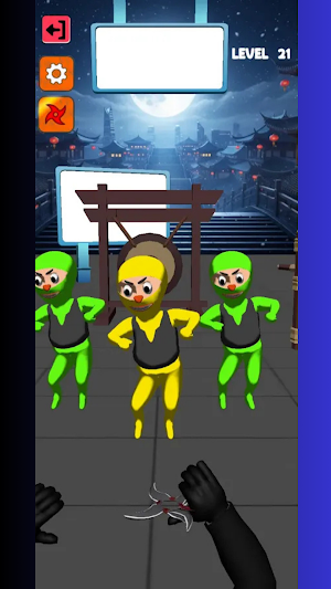 Shuriken blade strike game Screenshot 0