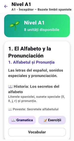 Limba spaniola explicata Screenshot 3