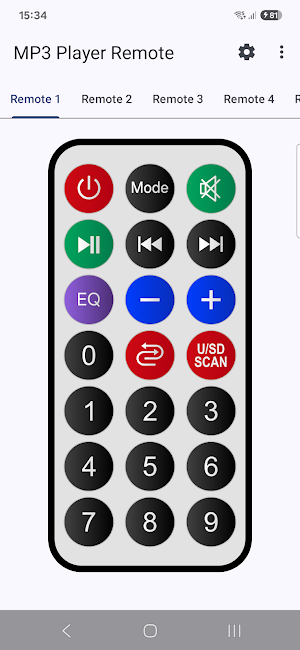 Car MP3 Player Remote Screenshot 0