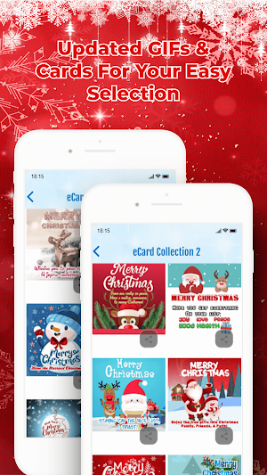 Christmas Greeting Cards GIFs Screenshot 3