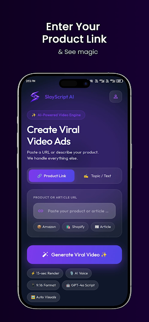 Slayscript AI - AI Video Maker Screenshot 3