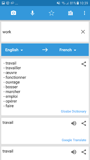 Translate Box - multiple translators in one app Screenshot 1