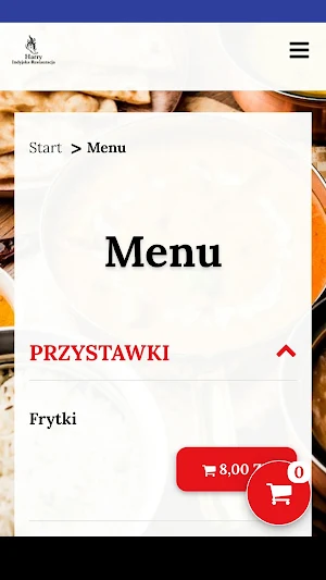 Harry`s Indyjska Restauracja Screenshot 2