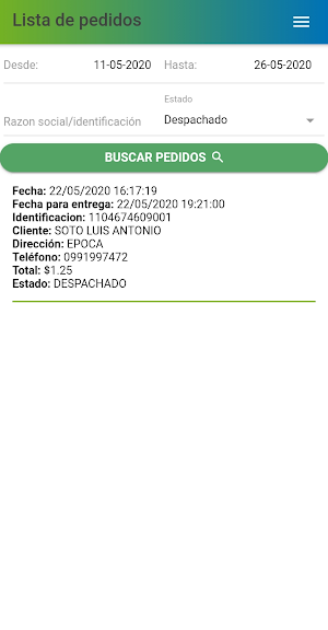 ControlPideYa Screenshot 2