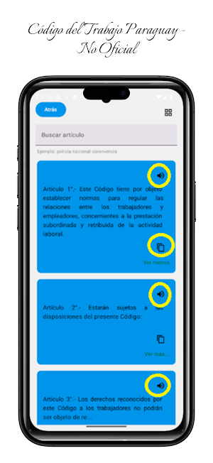 Código del Trabajo Paraguay Screenshot 0