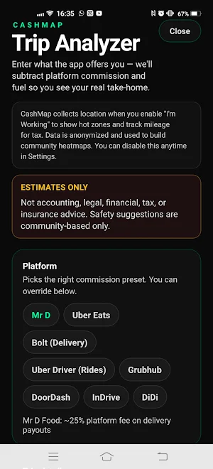 Cashmap Screenshot 2