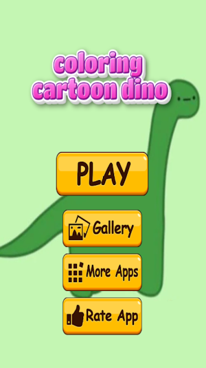coloring cartoon dino Screenshot 2