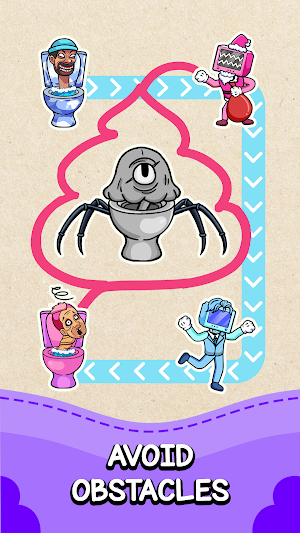 Toilet Monster: Draw to Toilet Screenshot 3