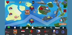 Countryballs: Tower Defense Screenshot 1