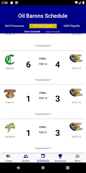 Fort McMurray Oil Barons Screenshot 3
