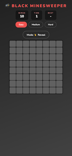 Black Minesweeper Screenshot 3