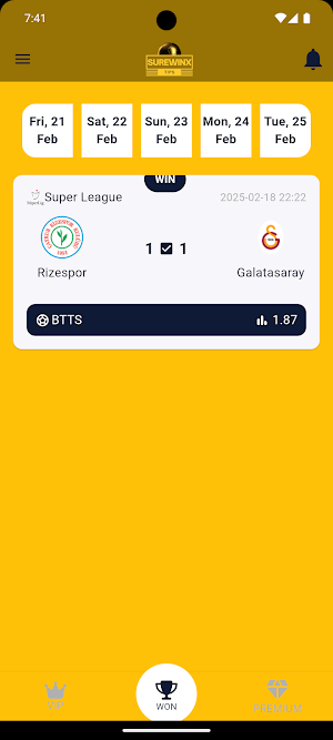 SureWinX: Betting Tips Screenshot 1