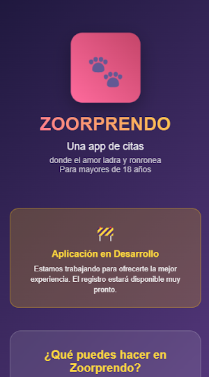 Zoorprendo Citas Screenshot 0