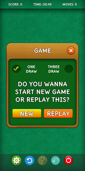 Klondike Solitaire Offline Screenshot 2