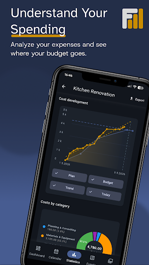 Fiscora: Budget & Cost Tracker Screenshot 3