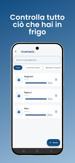 Frigora: AI frigo e ricette Screenshot 1